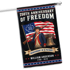 Custom Descendant of A Patriot 250 Years Flagwix Flag for Indoor Outdoor