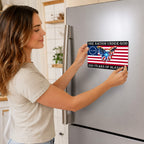 1776-2026 One Nation Under God Magnet, 250 Years Of Blessing American Flag Eagle Cross Die Cut, Christian Patriotic Truck Magnet