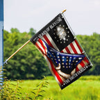 Personalized 250 Years of Blessing Flag, 1776 2026 Christian Home Decor