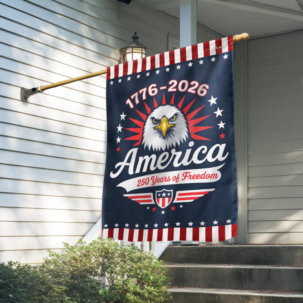 Flagwix American Flag - 250 years of America Semiquincentennial Eagle Flag
