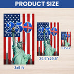 250 Years of America Flag – Red White Blue Patriotic Yard Flag for July 4th Celebration