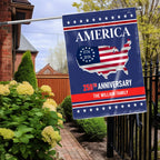 Personalized 250th Anniversary America Flag, 1776 2026 America Map Decor