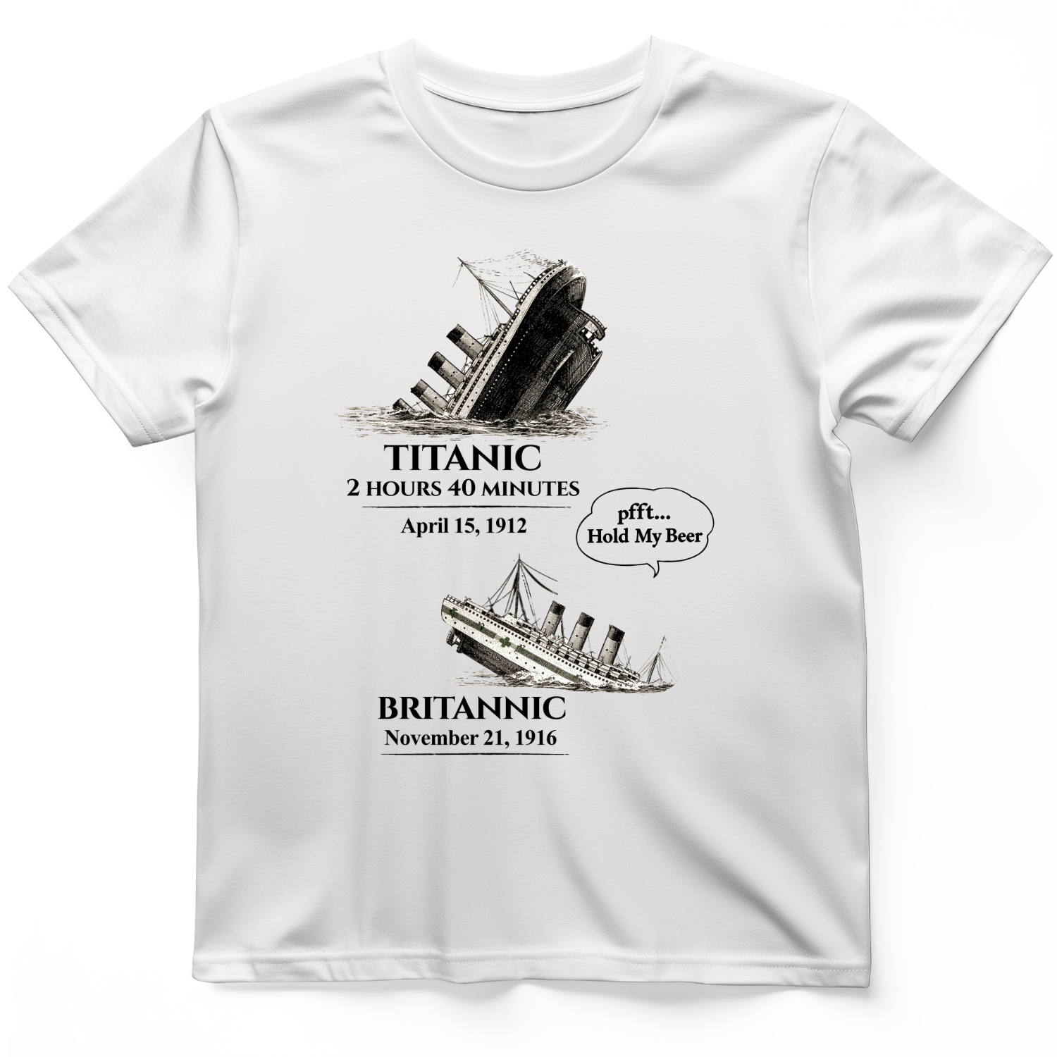 Titanic and Britannic T-Shirt