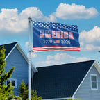 250th Anniversary Grommet Flag - 4th of July 2026 Decorative Flag