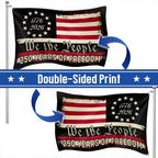 We The People 250 Grommet Flag for Semiquincentennial 3-Day Shipping