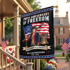 Custom Descendant of A Patriot 250 Years Flagwix Flag for Indoor Outdoor