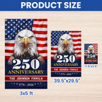 Personalized 250 Anniversary 1776 2026 USA, Patriotic Eagle Custom Name 