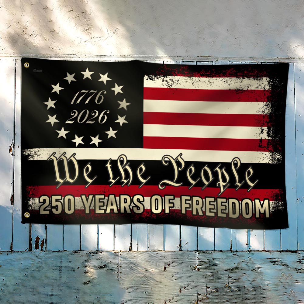 We The People 250 Grommet Flag for Semiquincentennial 3-Day Shipping