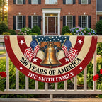 Personalized 250 Years of America Liberty Betsy Ross Vintage Fan Flag