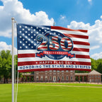 250 Years Flag of the United States, Honoring The Stars and Stripes Decor for National Flag Day