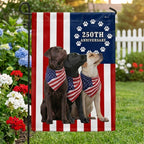 Dog American Flag, 250th Anniversary Labrador Retriever US Flag