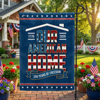 Garden Patriotic Flag, 1776 2026 Our American Home US Flag