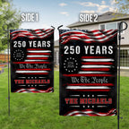 Personalized 250 Years of Freedom Semiquincentennial Decor, 1776 2026 Custom American Patriotic Flag
