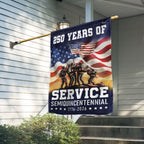Flagwix American Flag Celebrating 250 Years of Service Veterans Day Semi quincentennial Patriotic Decor