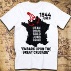Normandy Invasion – Embark Upon the Great Crusade T-Shirt