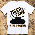 Tiger Tank – 50 Tons of Angry Cat T-Shirt
