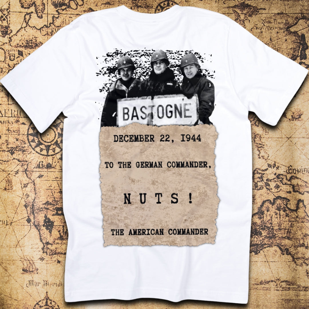 NUTS! - General McAuliffe’s Famous Reply | WWII T-Shirt