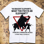 What the F$!# is an Elephant?" Scipio Roman T-Shirt