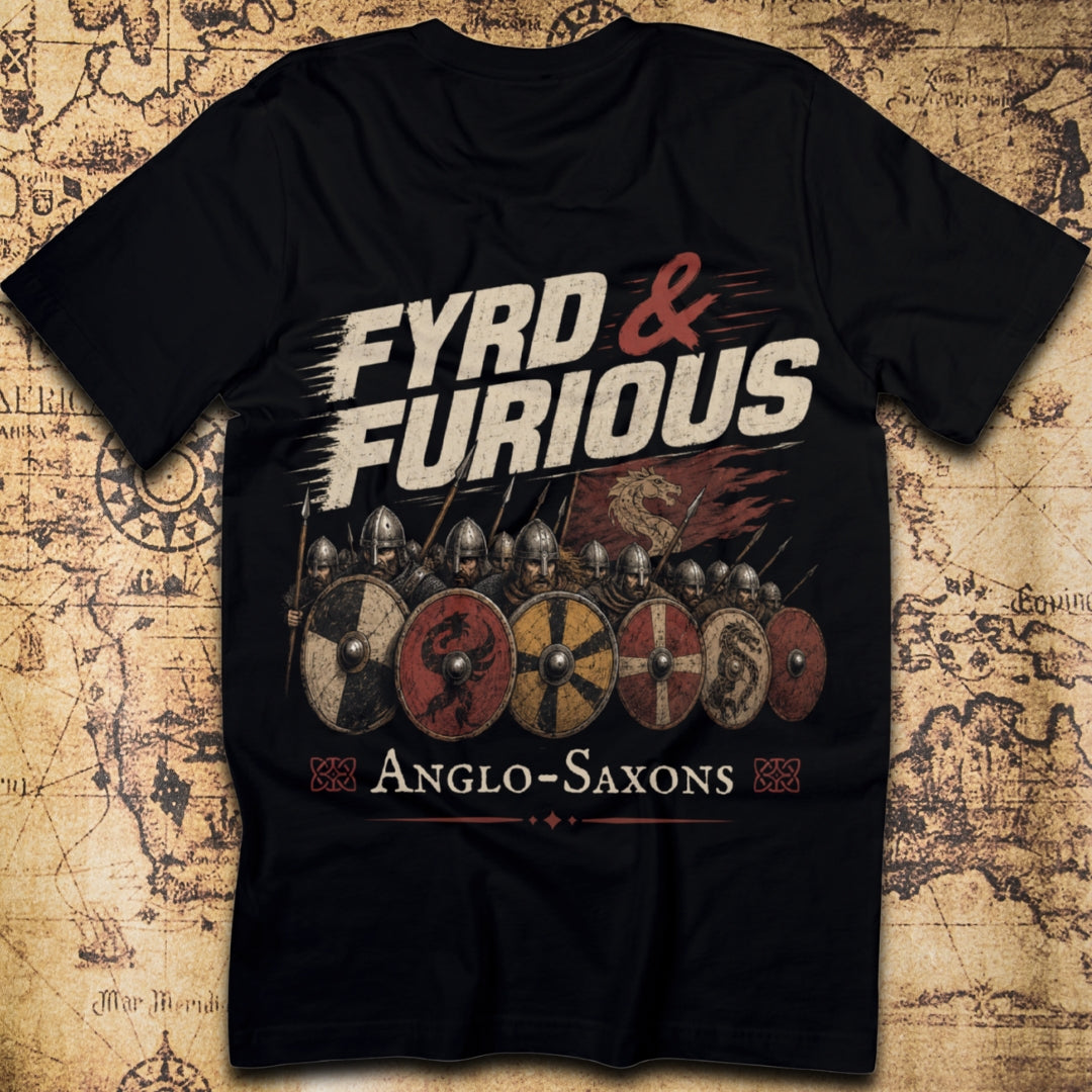 Fyrd & Furious Anglo-Saxon Shield Wall T-Shirt