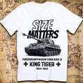 Size Matters – King Tiger Tank T-Shirt