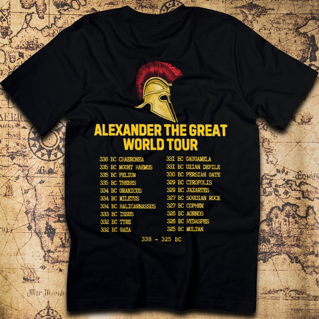Alexander the Great – World Tour 323 BC T-Shirt