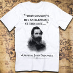 They Couldn't Hit An Elephant – Gen. Sedgwick T-Shirt