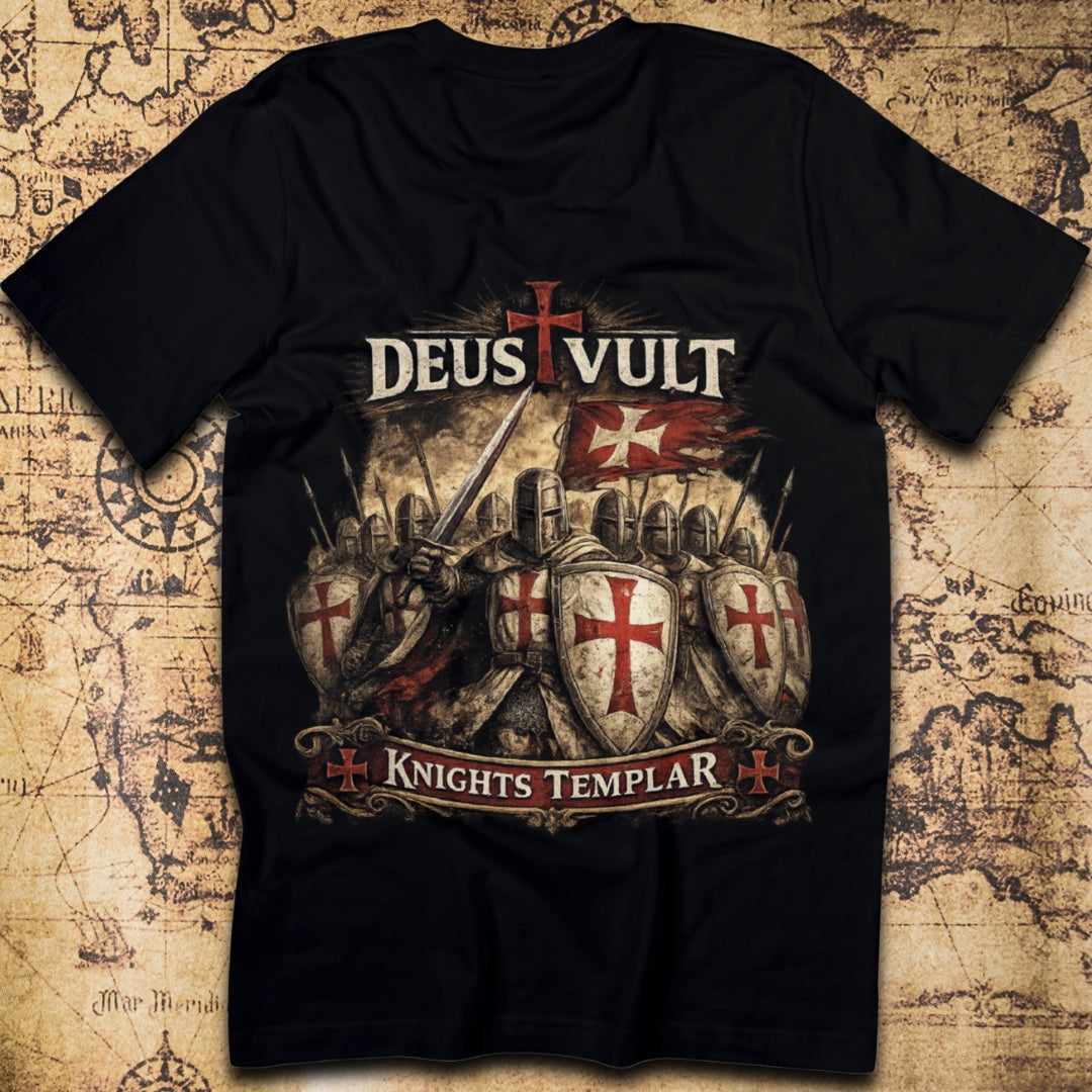 Knights Templar – Deus Vult T-Shirt