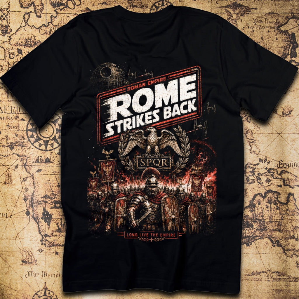 Rome Strikes Back – Roman Empire Star Wars Parody T-Shirt