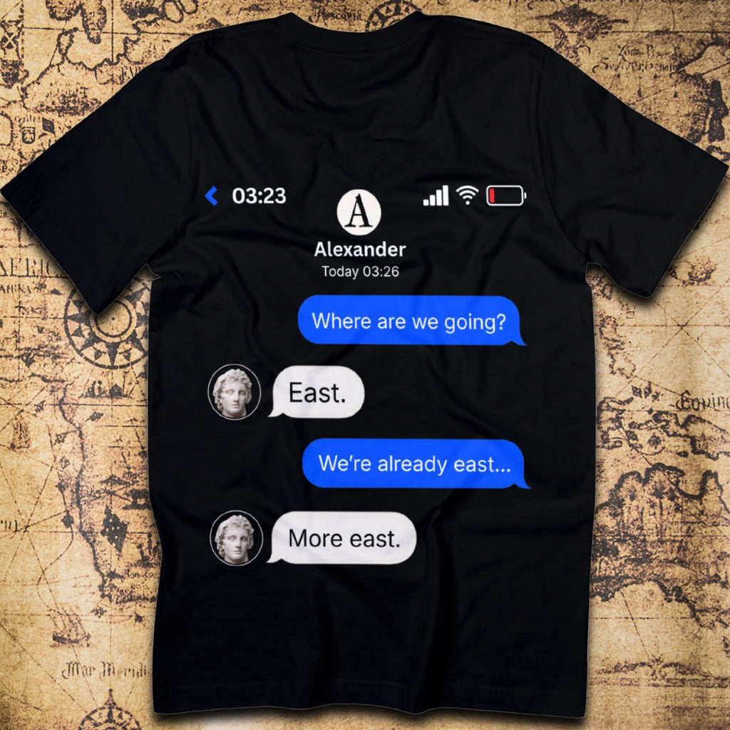 Alexander the Great Group Chat – New City Drop T-Shirt