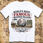 World's Most Famous Weather Balloon Roswell 1947 T-Shirt