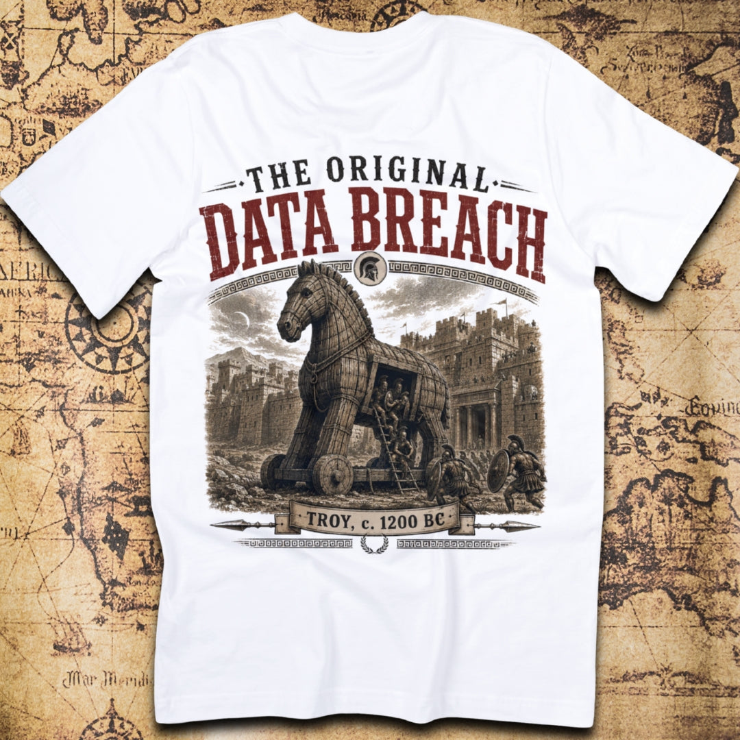 The Original Data Breach Trojan Horse Troy T-Shirt