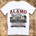 The Alamo Outnumbered Outgunned Still Showed Up T-Shirt