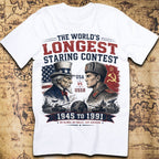 The World's Longest Staring Contest USA vs USSR Cold War T-Shirt