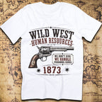 Wild West Human Resources We Handle Personnel Issues 1873 T-Shirt