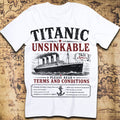 Titanic Unsinkable T&Cs Apply T-Shirt