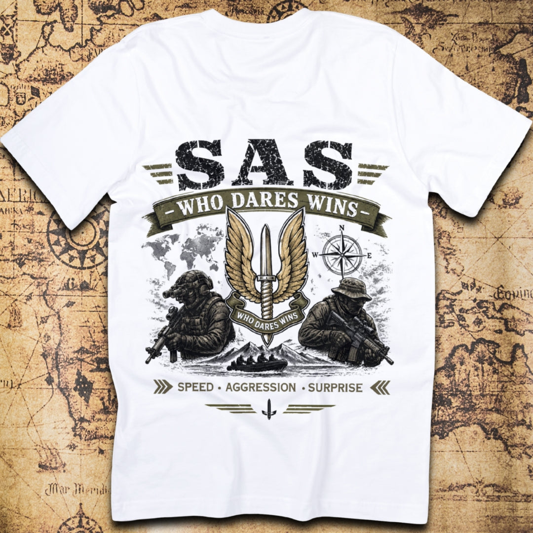 SAS Who Dares Wins — British Special Forces T-Shirt