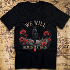 We Will Remember Them | Poppy WWI Remembrance T-Shirt