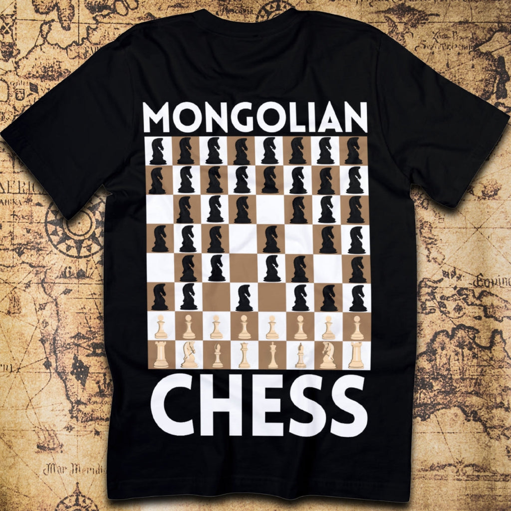 Mongolian Chess – All Knights, No Mercy T-Shirt