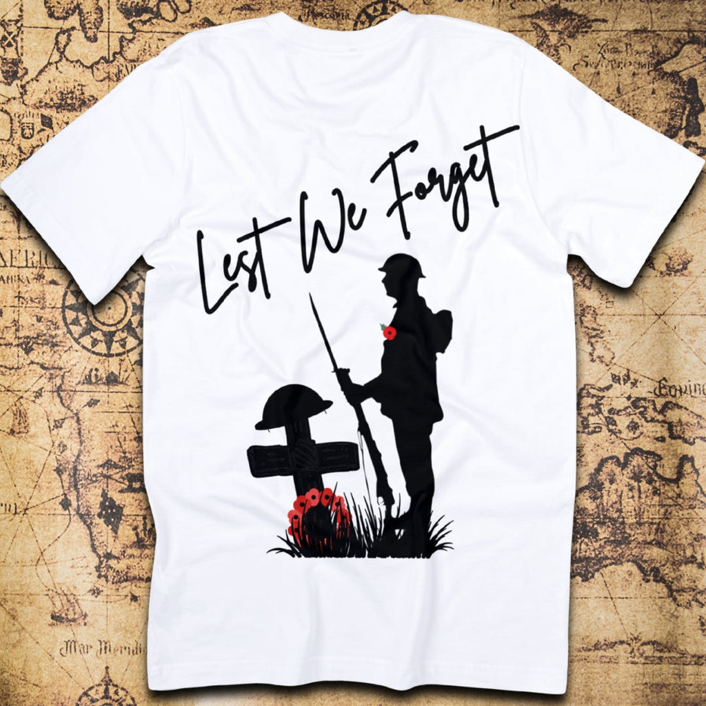 Lest We Forget – Remembrance Tribute T-Shirt