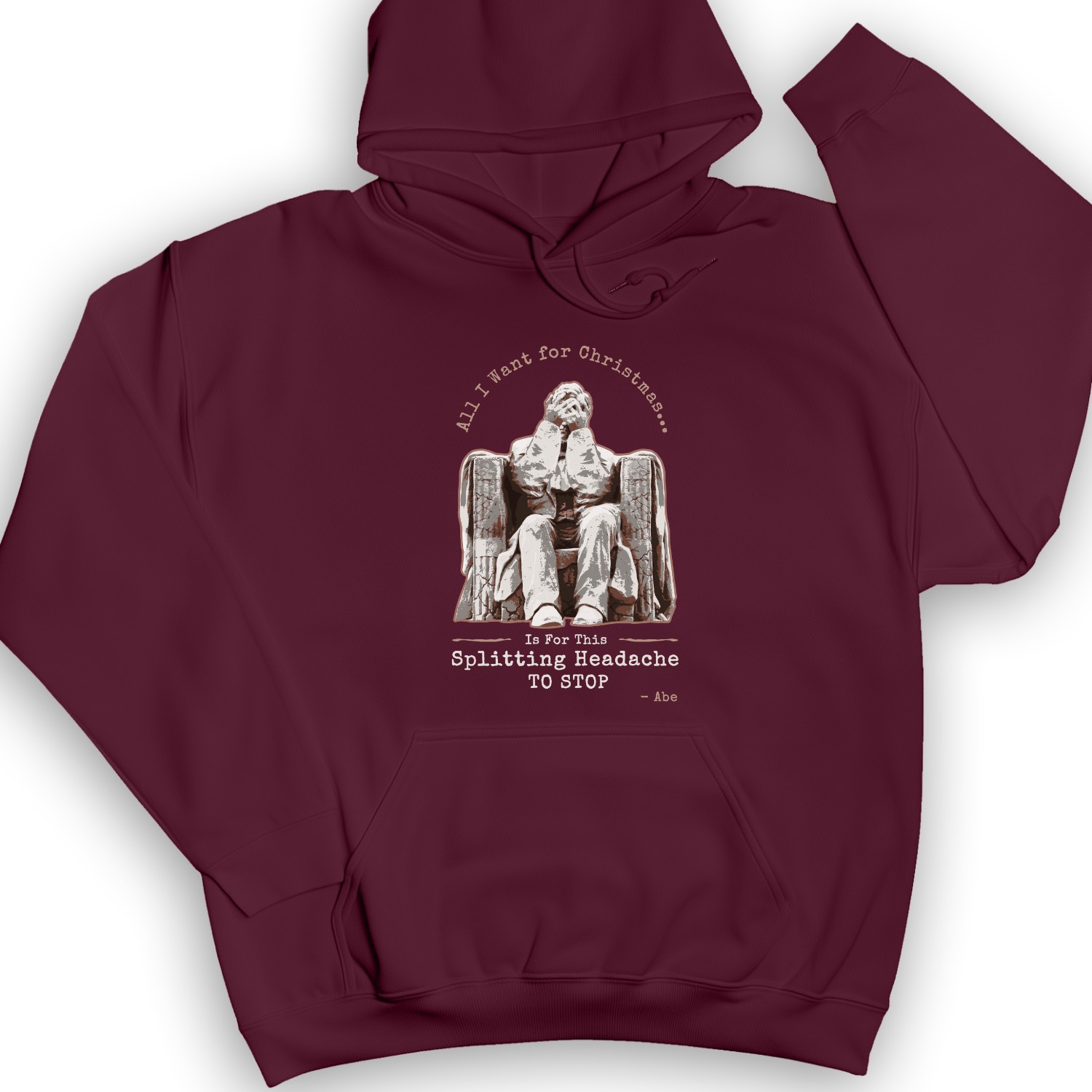 Abe Lincoln Christmas Hoodie