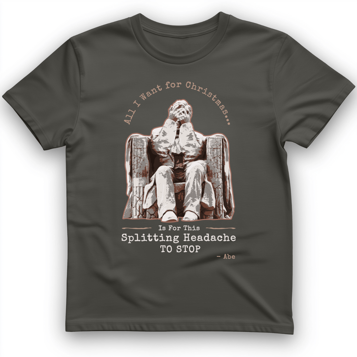 Abe Lincoln Christmas T-Shirt