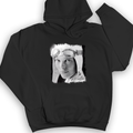 Amelia Earhart B&W Hoodie