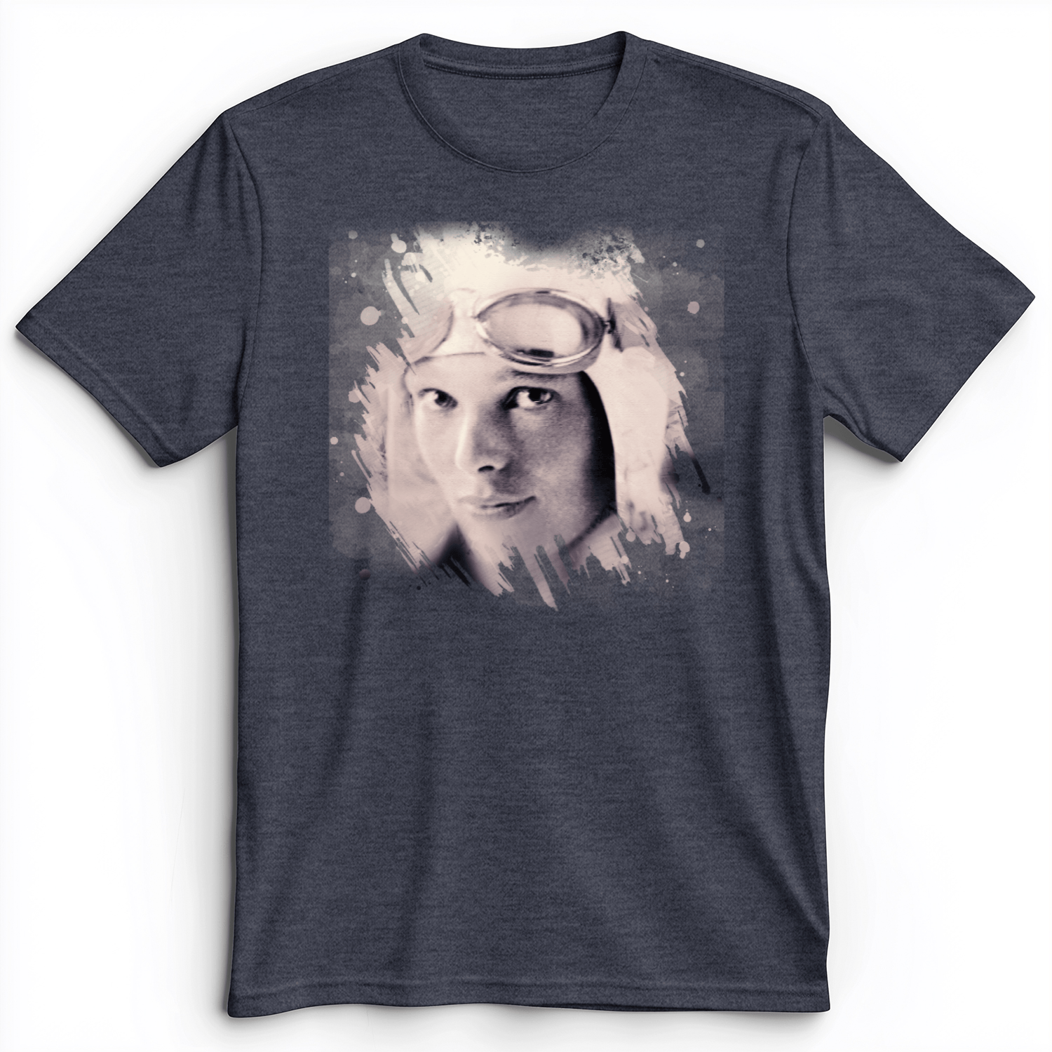Amelia Earhart in Color Premium Tee