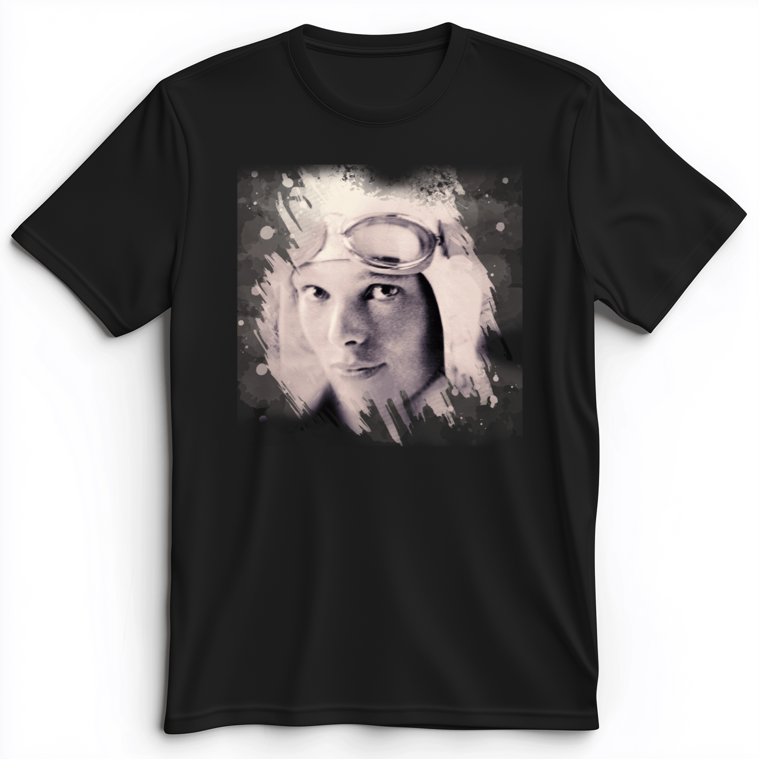 Amelia Earhart in Color Premium Tee