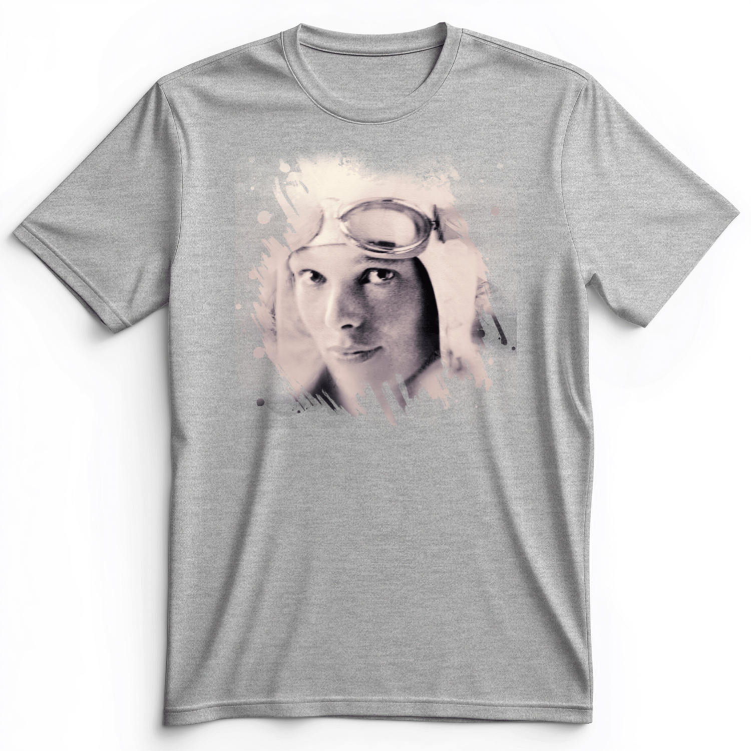 Amelia Earhart in Color Premium Tee