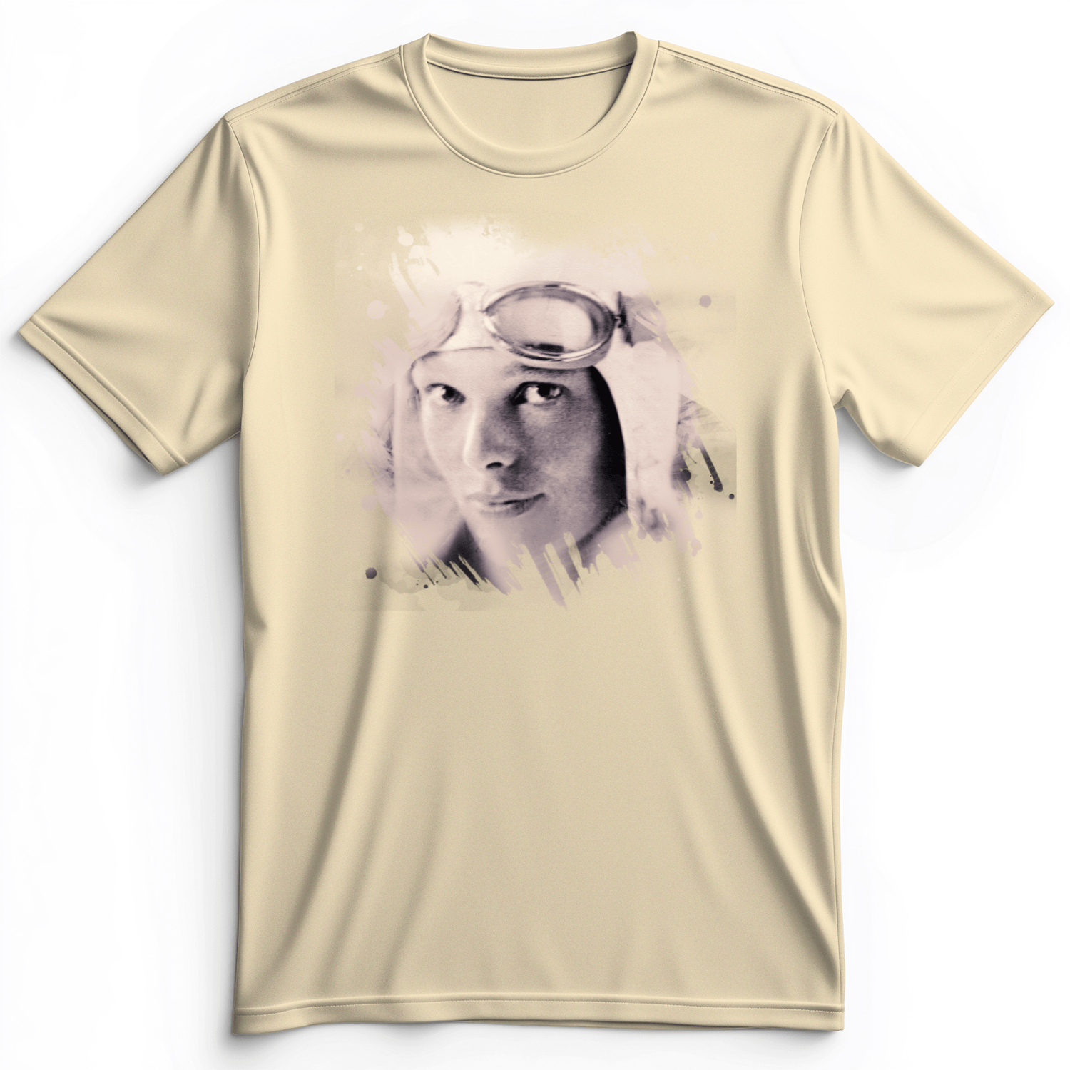 Amelia Earhart in Color Premium Tee