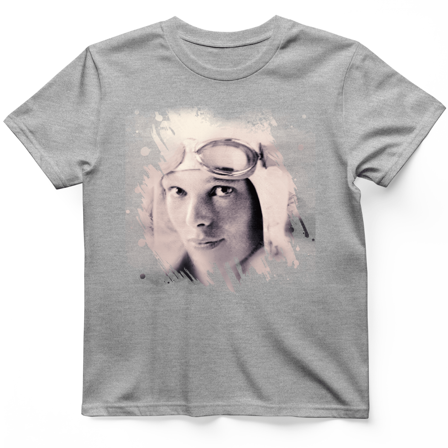Amelia Earhart in Color T-Shirt