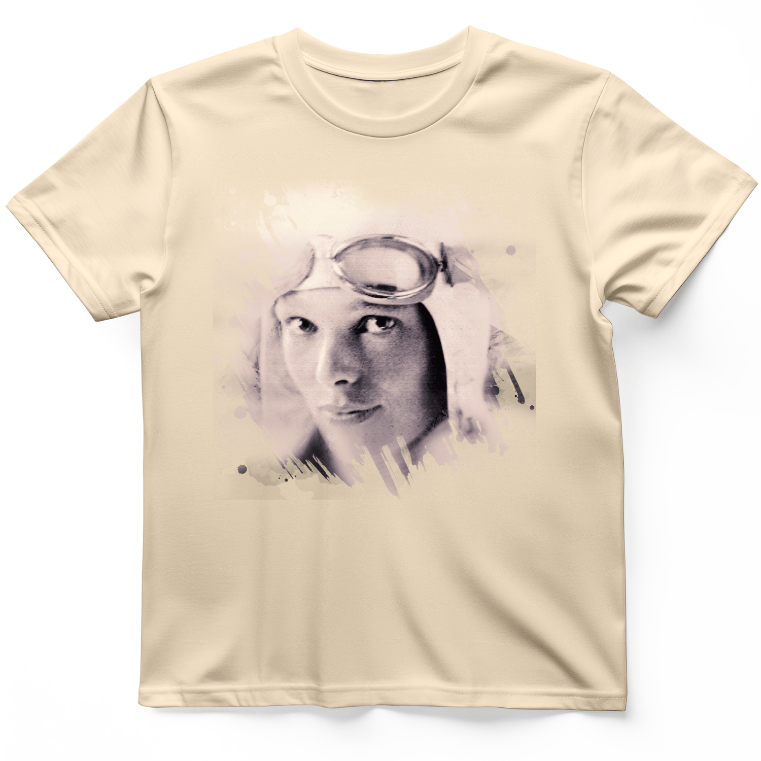 Amelia Earhart in Color T-Shirt