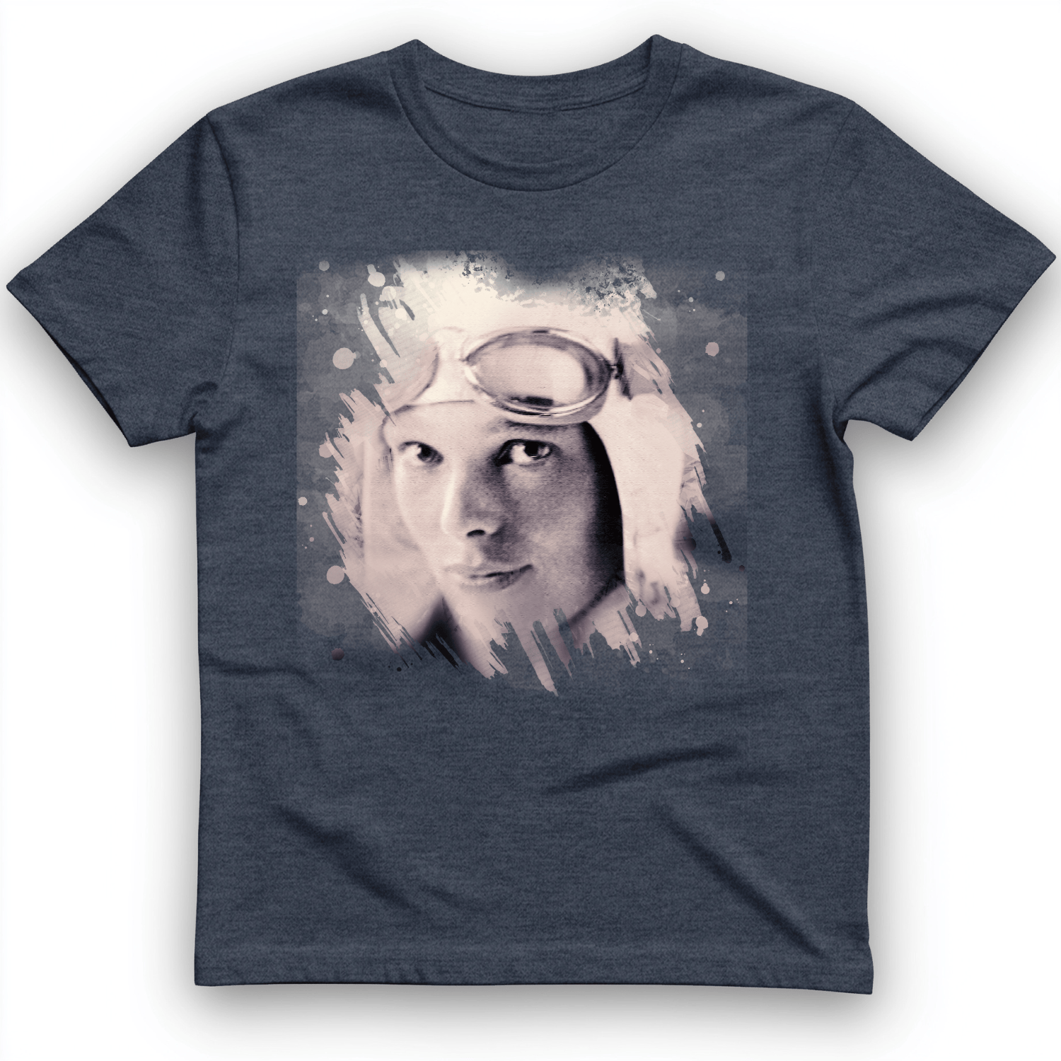 Amelia Earhart in Color T-Shirt