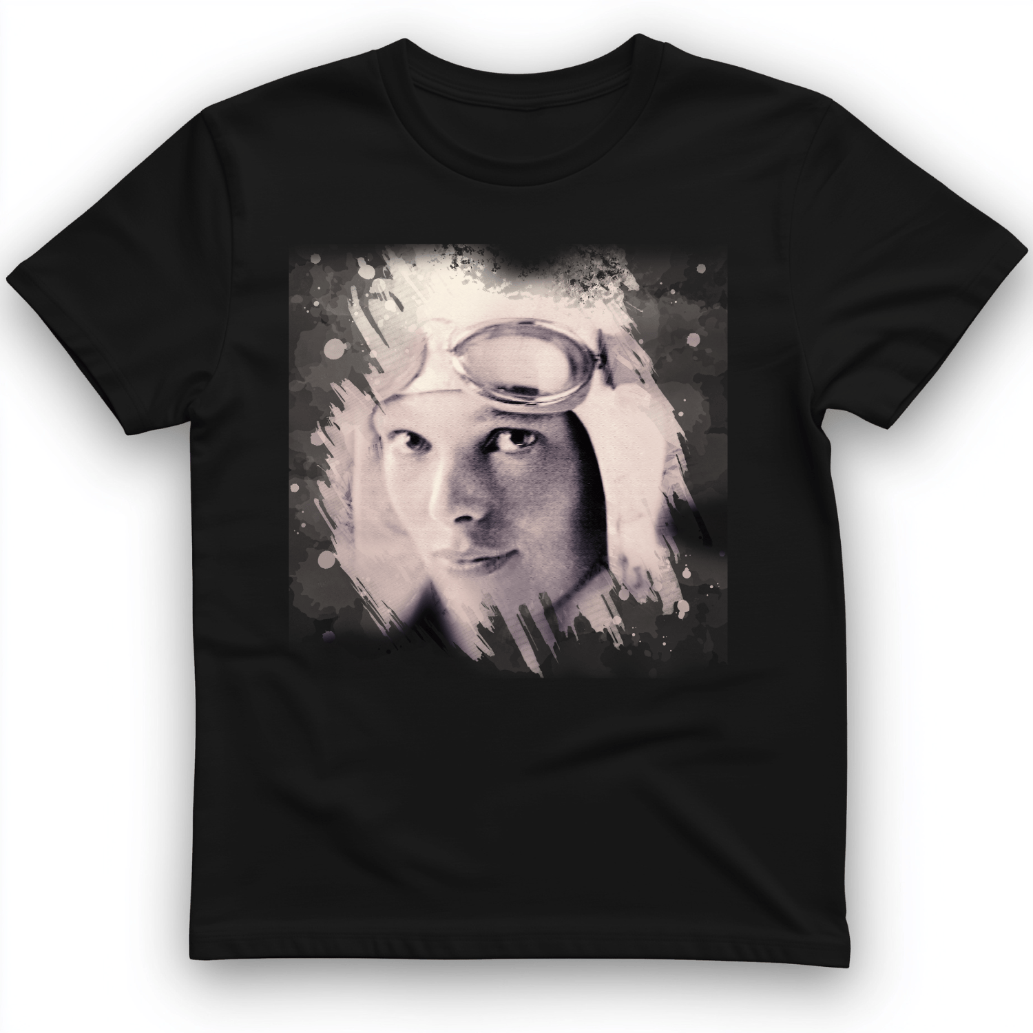 Amelia Earhart in Color T-Shirt